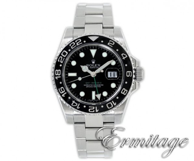 Pre-Owned Rolex GMT-Master II 116710 Black Dial and Bezel